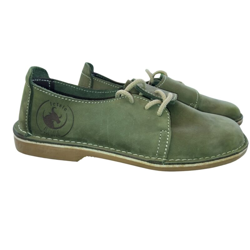 Bushcraft Heritage Men’s Suede Vellies – Olive Green / Rustic Brown