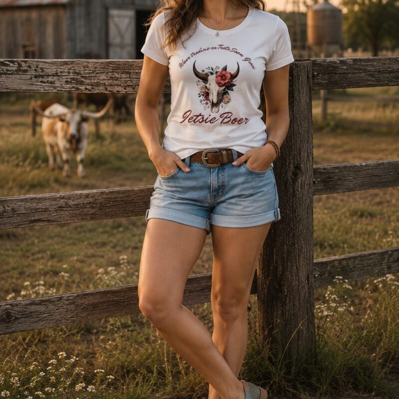 Floral Bull Lady Pink